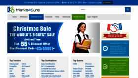 What Marks4sure.com website looked like in 2021 (3 years ago)