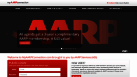 What Myaarpconnection.com website looked like in 2021 (3 years ago)