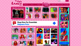 What Mycutegames.com website looked like in 2021 (3 years ago)