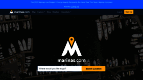 What Marinas.com website looked like in 2021 (3 years ago)