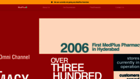 What Medplusindia.com website looked like in 2021 (3 years ago)