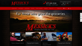 What Messicks.com website looked like in 2021 (3 years ago)