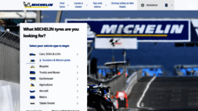 What Michelin.in website looked like in 2021 (3 years ago)