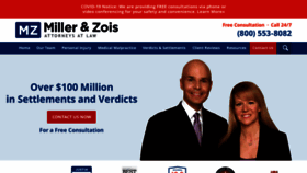 What Millerandzois.com website looked like in 2021 (3 years ago)