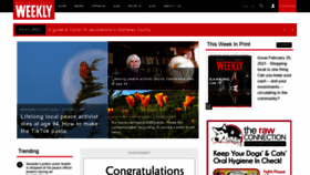 What Montereycountyweekly.com website looked like in 2021 (3 years ago)