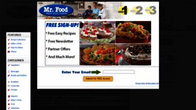 What Mrfood.com website looked like in 2021 (3 years ago)
