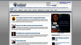 What Multifamilyinsiders.com website looked like in 2021 (4 years ago)