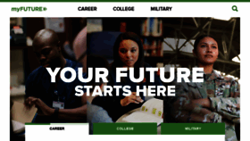 What Myfuture.com website looked like in 2021 (3 years ago)