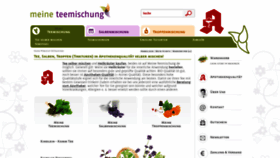 What Meine-teemischung.de website looked like in 2021 (3 years ago)