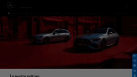 What Mercedes-benz.it website looked like in 2021 (4 years ago)
