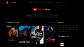 What Megaxserie.me website looked like in 2021 (3 years ago)