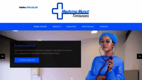 What Medicinamuncii-timisoara.ro website looked like in 2021 (3 years ago)