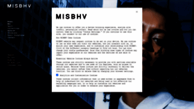 What Misbhv.com website looked like in 2021 (3 years ago)