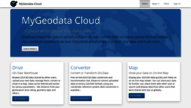 What Mygeodata.cloud website looked like in 2021 (3 years ago)