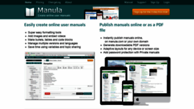 What Manula.com website looked like in 2021 (3 years ago)