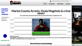 What Marionmugshots.com website looked like in 2021 (3 years ago)