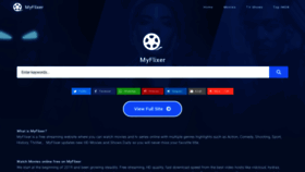 What Myflixertv.to website looked like in 2021 (3 years ago)