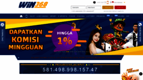What Menang368b.com website looked like in 2021 (3 years ago)