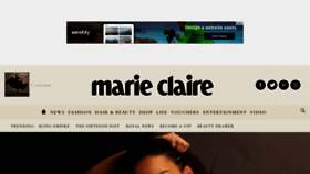 What Marieclaire.co.uk website looked like in 2021 (3 years ago)
