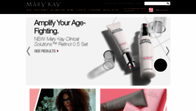What Marykay.com website looked like in 2021 (3 years ago)