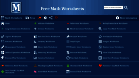 What Math-drills.com website looked like in 2021 (3 years ago)