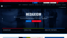 What Medaxiom.com website looked like in 2021 (3 years ago)