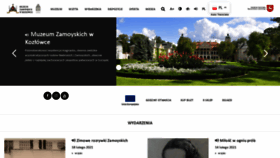 What Muzeumzamoyskich.pl website looked like in 2021 (3 years ago)