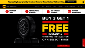 What Midas.com website looked like in 2021 (4 years ago)