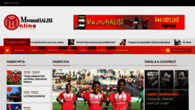 What Mwanahalisionline.com website looked like in 2021 (3 years ago)