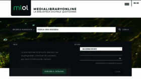 What Medialibrary.it website looked like in 2021 (3 years ago)