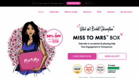 What Misstomrsbox.com website looked like in 2021 (3 years ago)