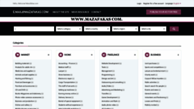 What Mazafakas.com website looked like in 2021 (3 years ago)