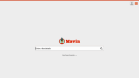What Mavin.io website looked like in 2021 (3 years ago)