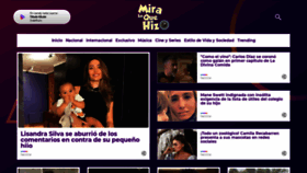 What Miraloquehizo.cl website looked like in 2021 (3 years ago)