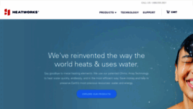 What Myheatworks.com website looked like in 2021 (3 years ago)