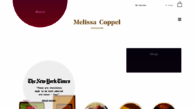 What Melissacoppel.com website looked like in 2021 (3 years ago)