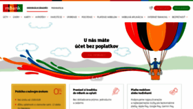 What Mbank.sk website looked like in 2021 (3 years ago)