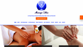 What Massageblissvegas.com website looked like in 2021 (3 years ago)