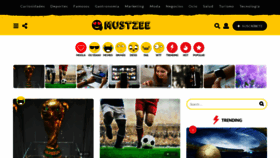 What Mustzee.com website looked like in 2021 (3 years ago)