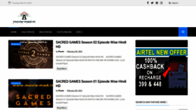 What Movie-mad.in website looked like in 2021 (3 years ago)