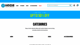 What Mochishoes.com website looked like in 2021 (3 years ago)
