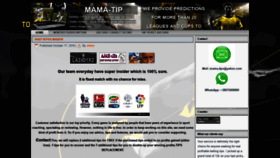 What Mama-tip.tips website looked like in 2021 (3 years ago)