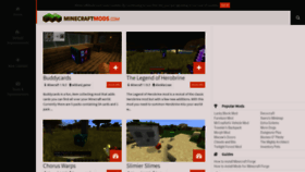 What Minecraftmods.com website looked like in 2021 (3 years ago)