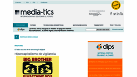 What Media-tics.com website looked like in 2021 (3 years ago)