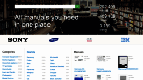 What Manualsdump.com website looked like in 2021 (4 years ago)