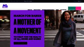 What Marchofdimes.org website looked like in 2021 (3 years ago)