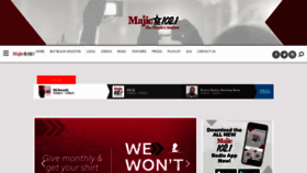 What Myhoustonmajic.com website looked like in 2021 (3 years ago)