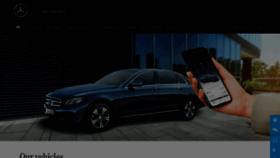 What Mercedes-benz.co.in website looked like in 2021 (3 years ago)