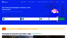 What Maxmilhas.com.br website looked like in 2021 (3 years ago)