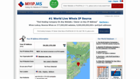 What Myip.ms website looked like in 2021 (3 years ago)